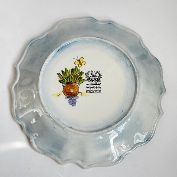 Ma Maison by Tabletops‎ Dinner Plate Hand Painted Dario Farrucci 11" - Picture 4 of 7